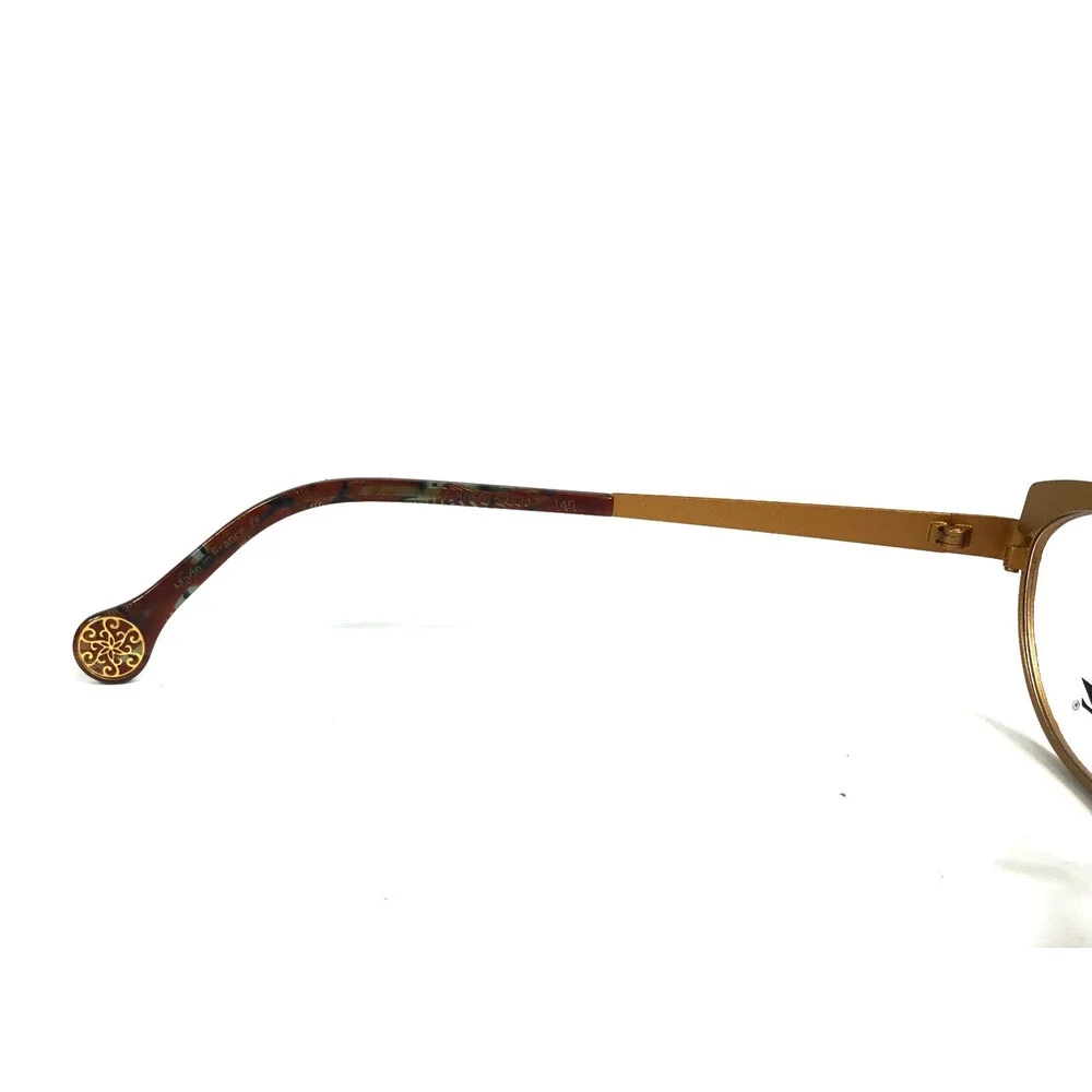 BOZ Eyeglasses Frames VISTA 8050 Pink Gold Cat Eye Full Rim 52-17-140